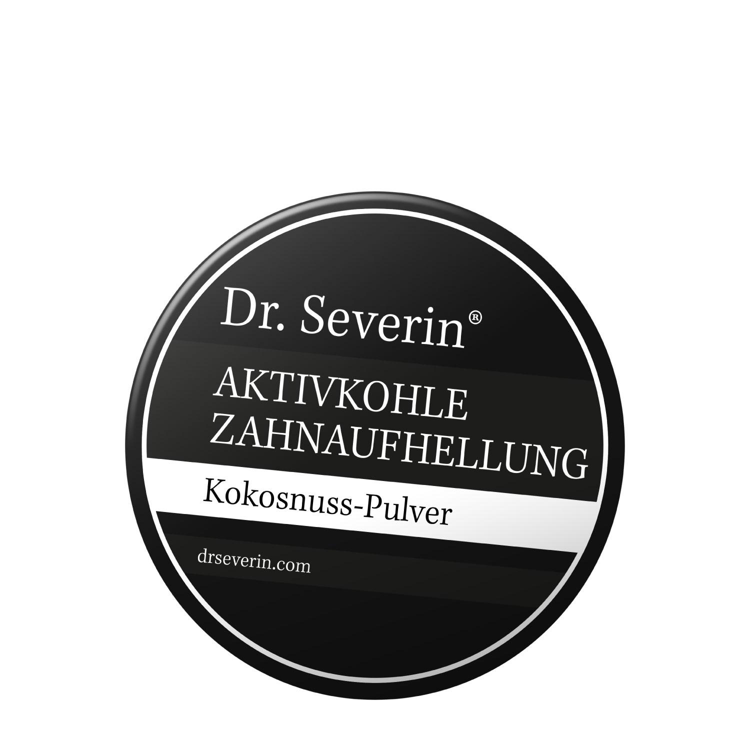 Bột than hoạt tính làm trắng răng tinh chế từ bột dừa Dr. Severin 60gr (Hàng nội địa Đức- Giải thưởng Chất lượng nước Đức- Kết quả tức thì))