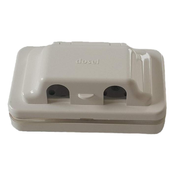 Ổ cắm điện DoSel Hàn Quốc 2 Lỗ, có nắp