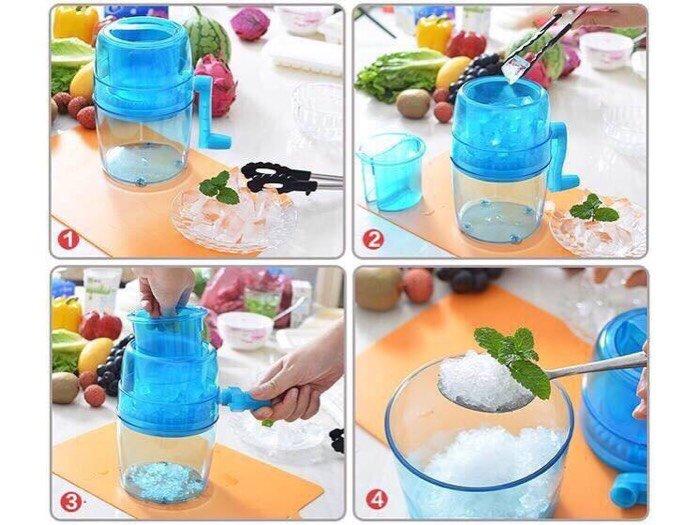 Máy Xay Đá Đa Năng, Đồ Xay Đá Bào, Máy Bào Đá Mini Bằng Tay Nhỏ Gọn, An Toàn, Dễ Sử Dụng. Nhập Khẩu và Phân Phối Toàn Quốc