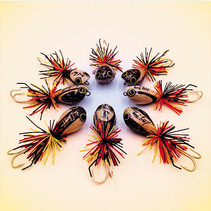 NHÁI GỖ JUMPFROG 40 CLASSIC  / Nhái nhảy Mồi câu cá lóc / Lucky Frog classic 40 (4cm - 8gram)