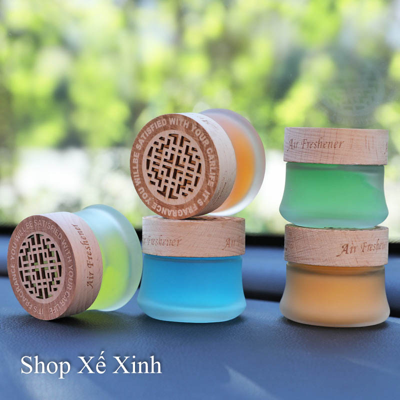 Sáp thơm ô tô, khử mùi, hương thơm nhẹ nhàng, nhiều mùi hương, thơm dịu, thơm lâu, 200g