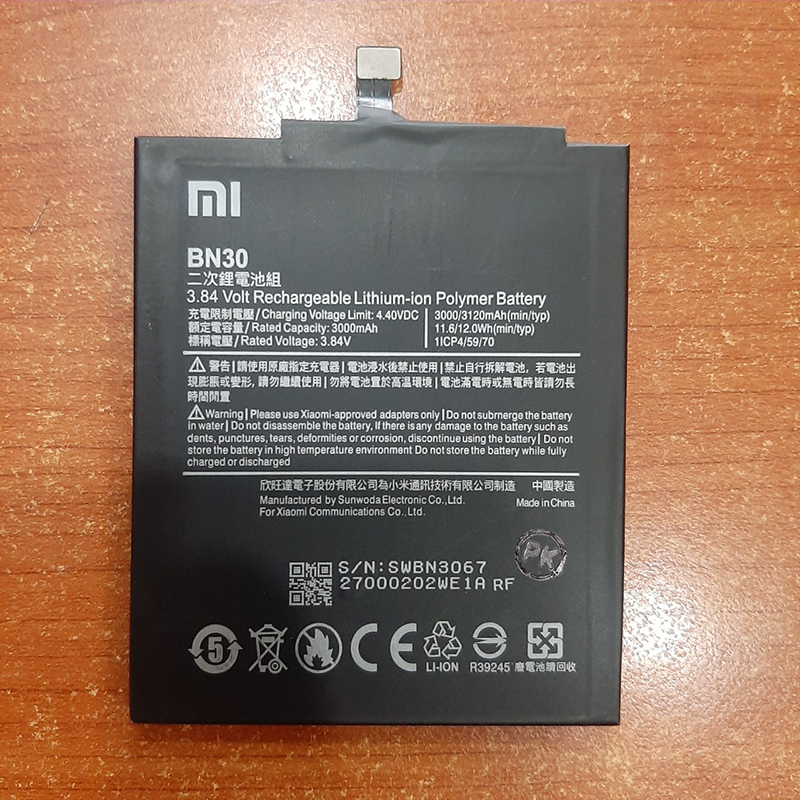 Pin Xiaomi Redmi 4A Zin