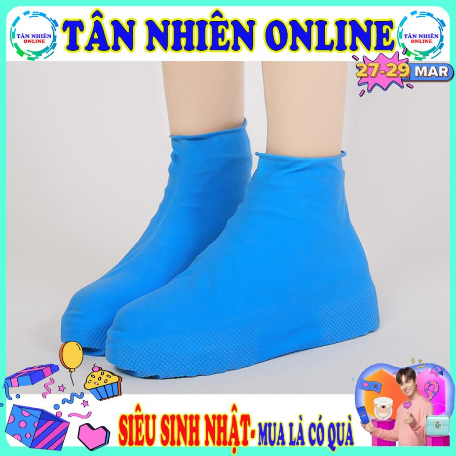 Bọc giày đi mưa loại dày chống nước bảo vệ đôi chân thời trang độc đáo