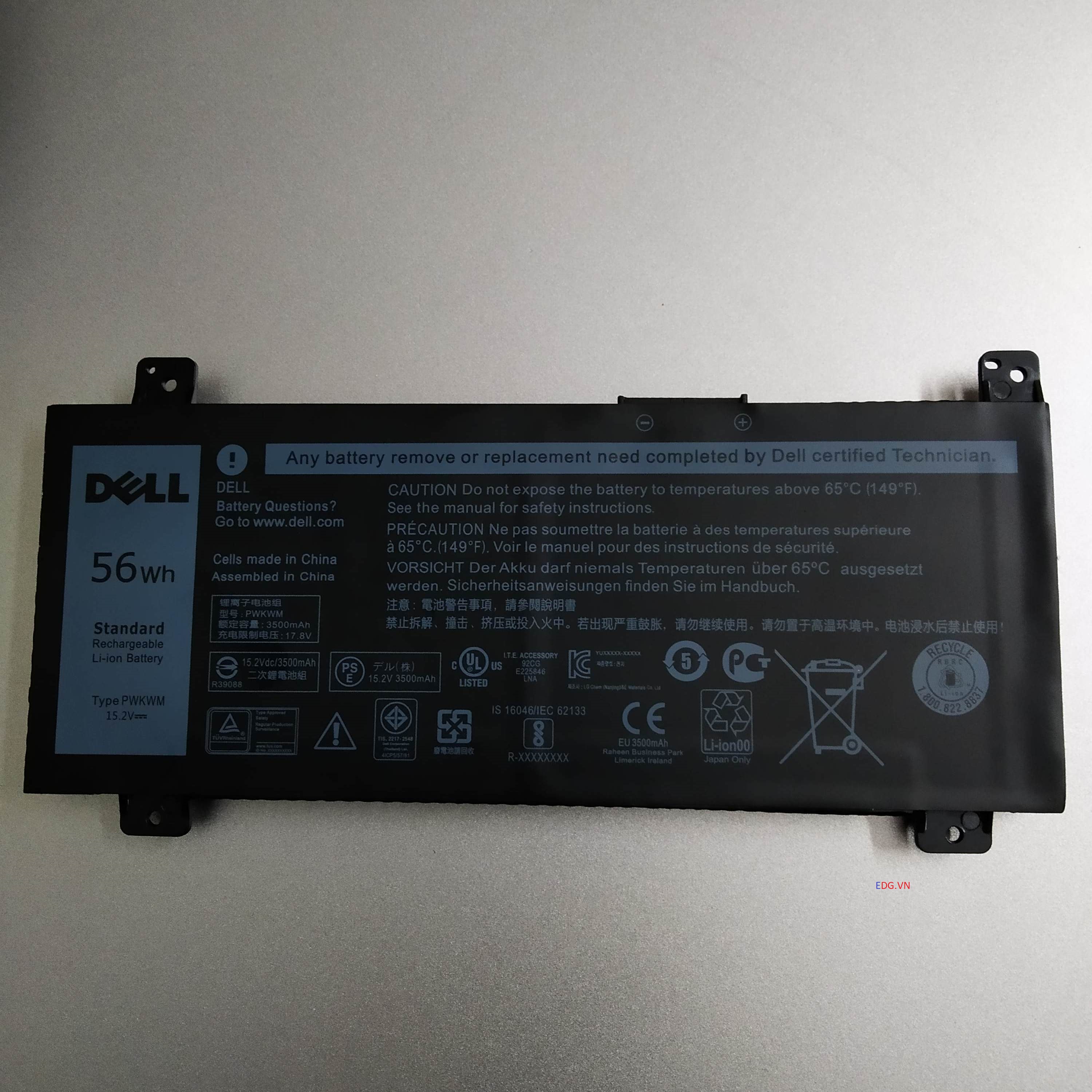 Pin laptop dell inspiron 14 7466 7467 hàng nhập khẩu