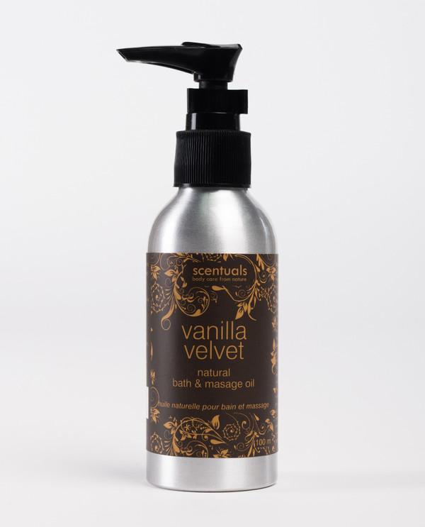 Dầu massage toàn thân Vani Scentuals Vanilla Velvet Natural Bath & Massage Oil 100ml
