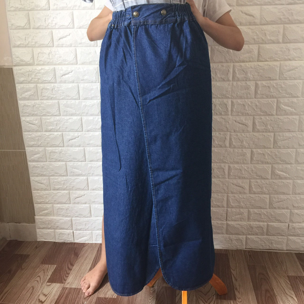 Váy chống nắng Jean cao cấp Vietcharm VCN01