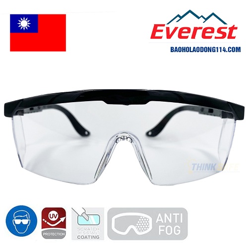 Kính bảo hộ everest ev105 - trắng
