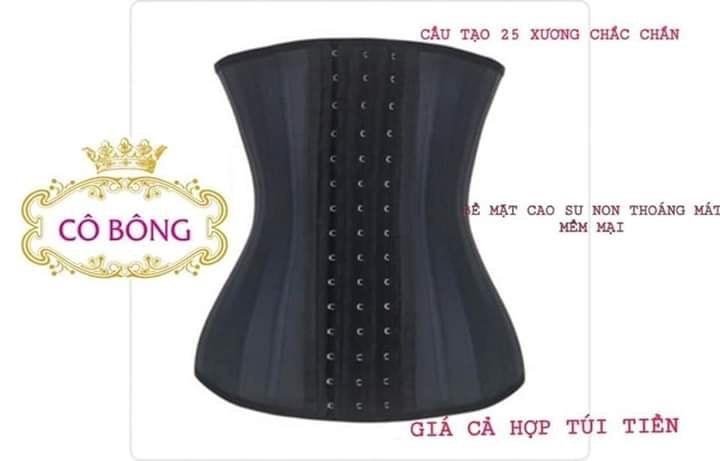 Đai Nịt bụng định hình giảm mỡ eo thon Latex