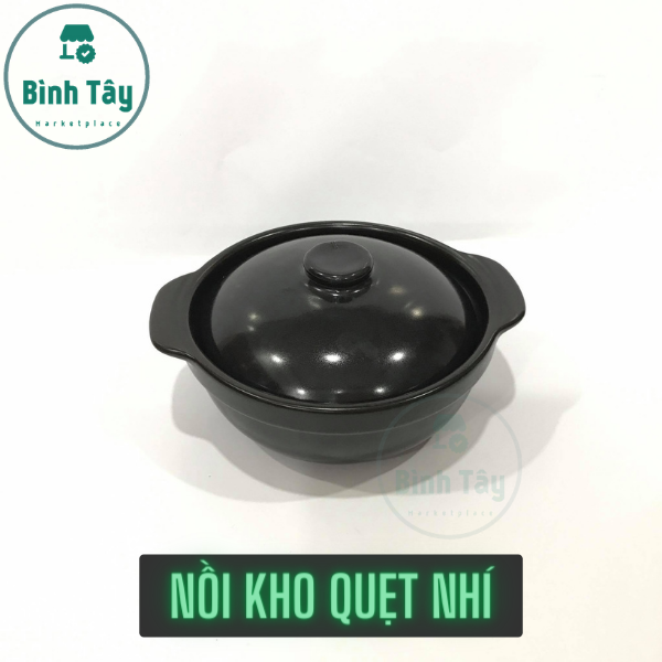[HCM]Bộ nồi đất kho quẹt bằng đất đen BT-L019