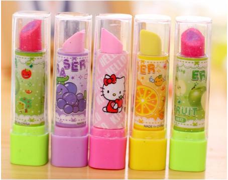 Set 3 Tẩy Gôm Bút Chì Son Môi