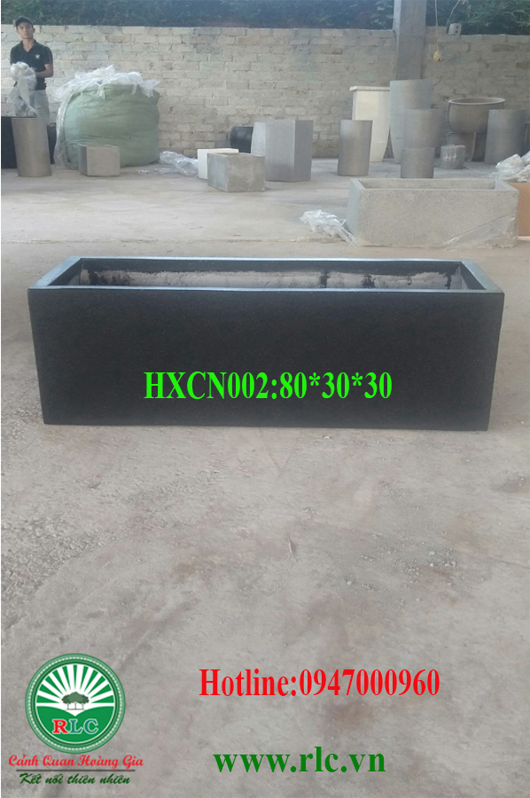 [HCM]Chậu Xi Măng Đá Mài HXCN002: 80*30*30