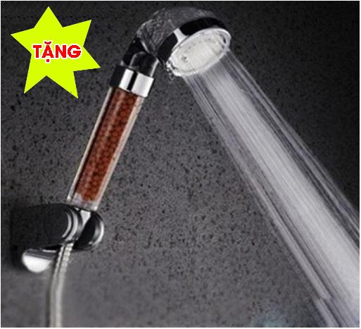 Bộ vòi tắm hoa sen tăng áp lực nước công nghệ nano kèm dây