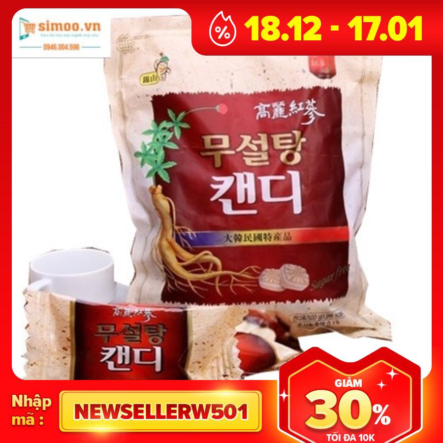 Kẹo sâm không đường Hàn Quốc 500g