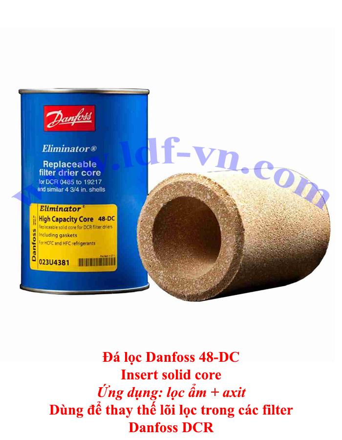 Đá lọc ẩm gas lạnh Danfoss DCR 48-DC