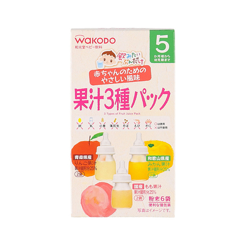 Bột pha nước trái cây cho bé Wakodo