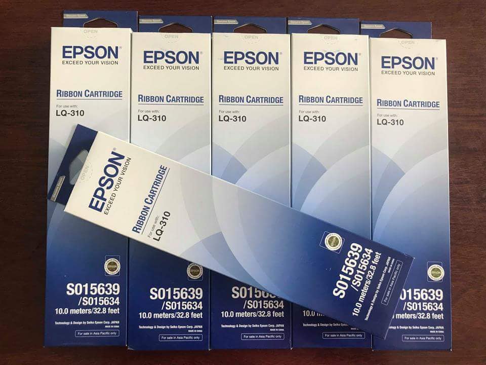 Băng mực lq 310 sử dụng cho máy in kim lq 310/lx 310 hàng hãng epson