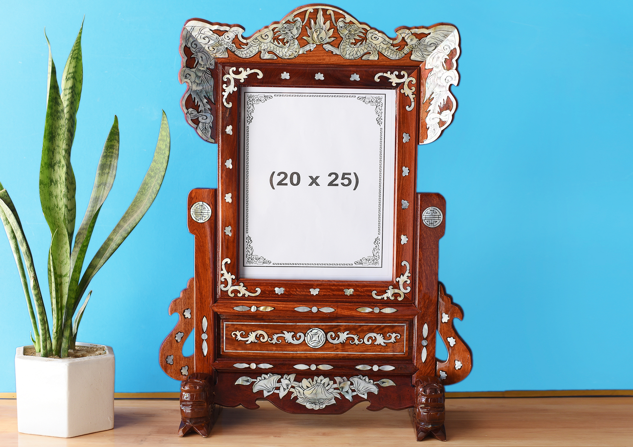 Khung thờ gỗ hương 20 x 25