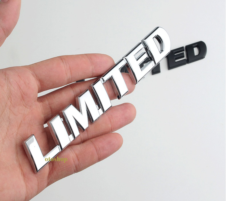 Tem chữ lo go LIMITED dán trang trí xe ô tô-otoshop Model 1
