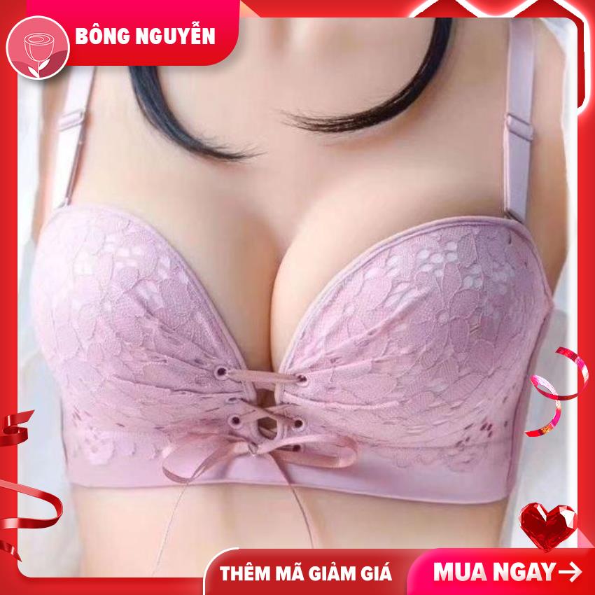 ÁO LÓT, ÁO NGỰC CHỐNG TỤT NÂNG NGỰC TẠO KHE ĐIỀU CHỈNH (KÈM TẶNG DÂY ÁO-Thế giới đồ lót-Bông nguyễn)