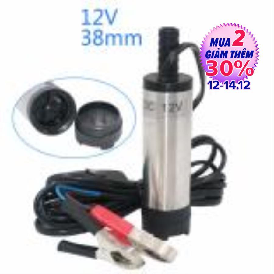 Máy bơm dầu nhớt mini chìm 12VDC - 38mm