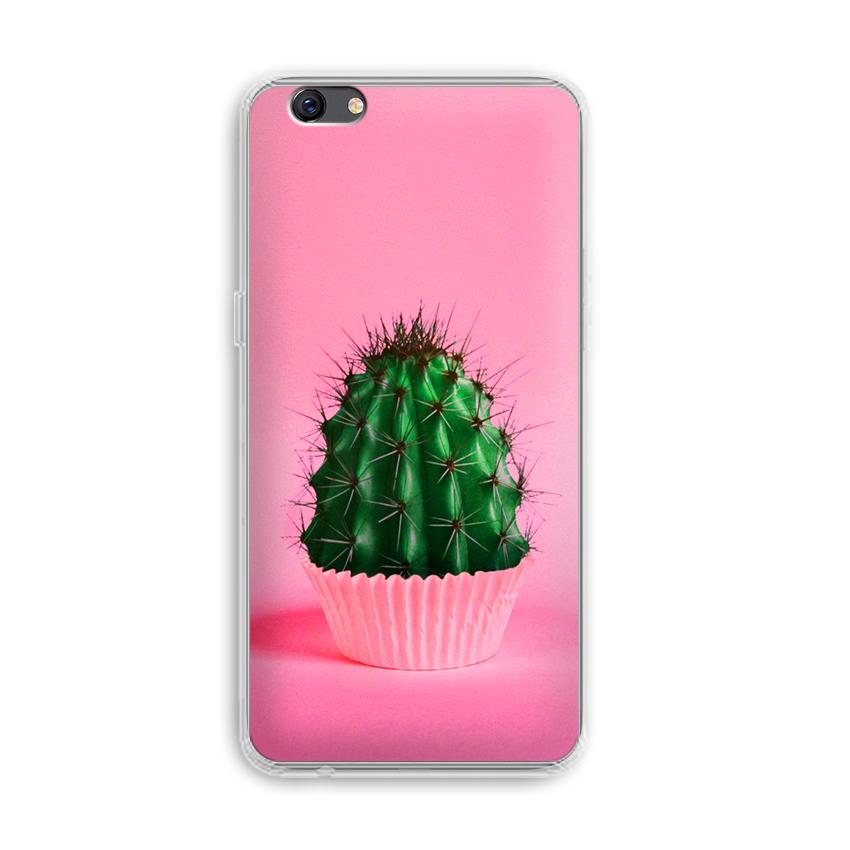 [HCM]Ốp lưng Oppo F3 Plus - 01090 0753 CACTUS03 - Silicone Dẻo