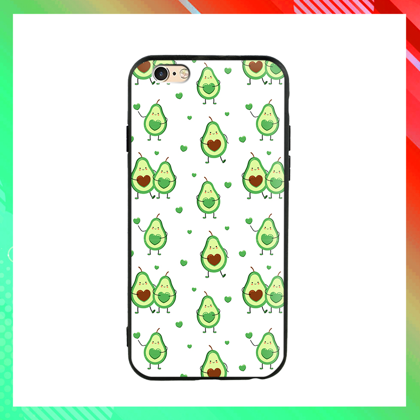 Ốp lưng in họa tiết quả Bơ cute cho điện thoại Apple Iphone 6 / 6S - 02003 8063 AVO03 - Viền TPU Dẻo