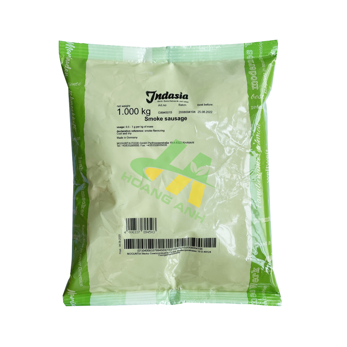 Hương xông khói dạng bột Indasia - Gói 1kg