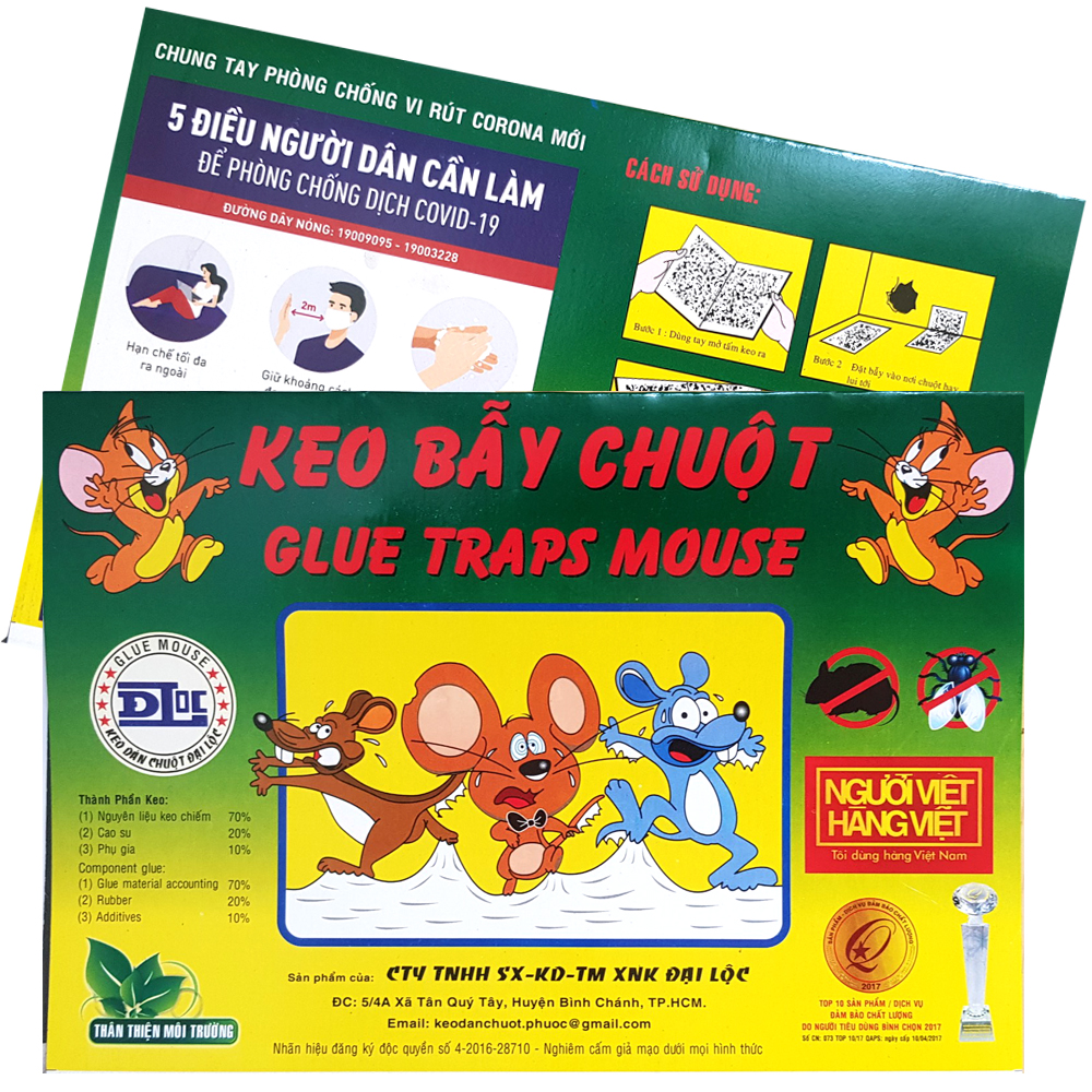 Combo 20 tấm keo dính chuột siêu dính có mồi nhử, không độc hại, bẫy được 3-4 lần, keo không bị khô, không mùi hóa chất
