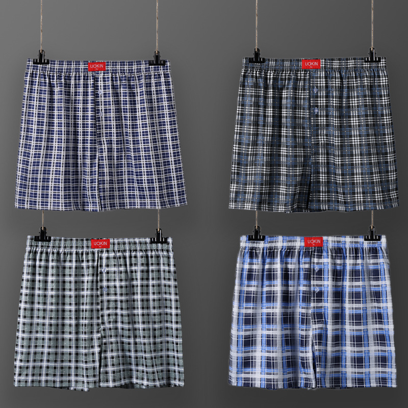 Quần đùi ngủ vải mát cho nam LN081-combo 3 quần