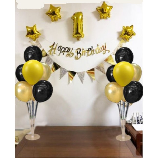 SET BÓNG SINH NHẬT SỐ TUỔI TRỤ BÓNG (INBOX MÀU BÓNG)
