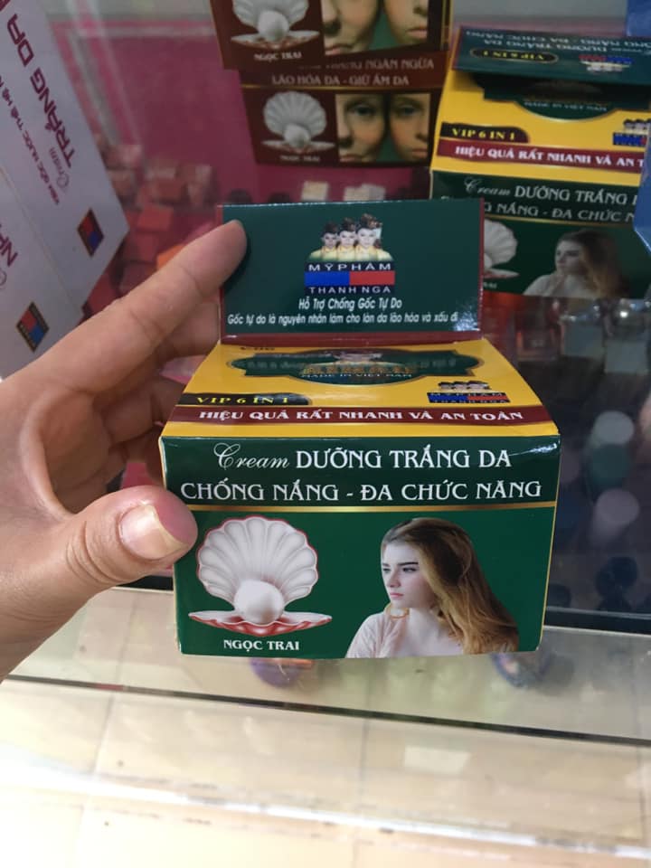 Cream Aihao Ngọc trai Dưỡng trắng, Chống Nắng - Đa Chức Năng 6in1