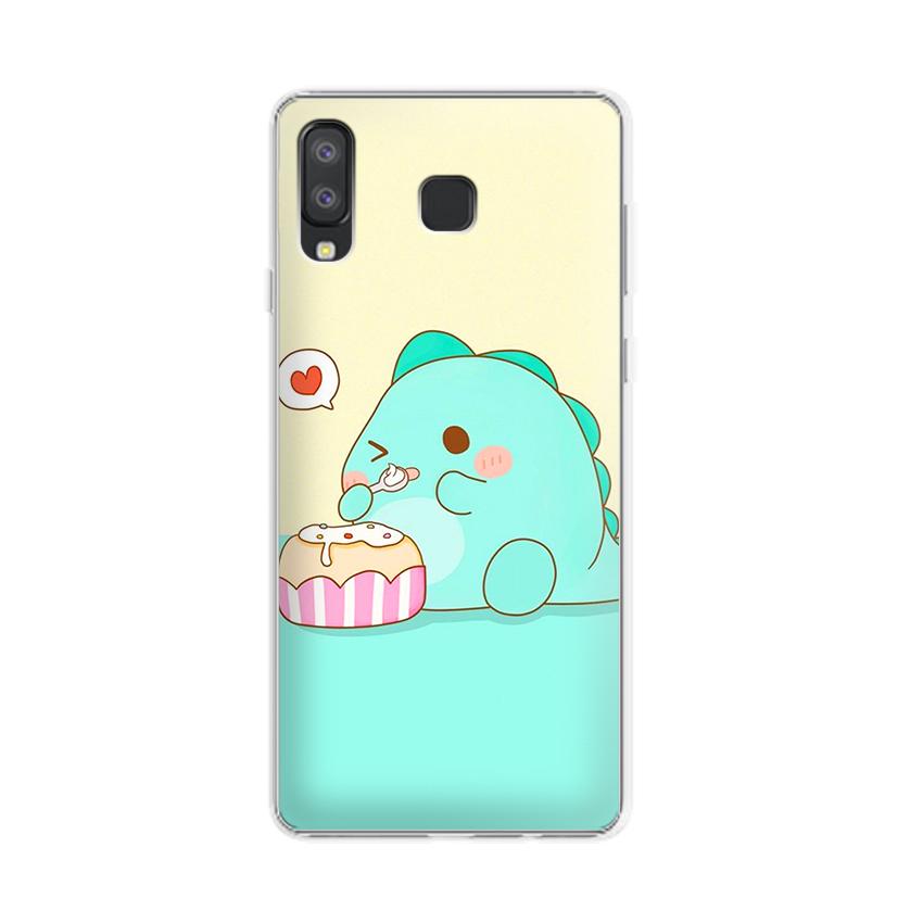 [HCM]Ốp lưng điện thoại Samsung Galaxy A8 star - 01033 7872 DINOSAURS03 - Silicone Dẻo in hình khủng long godzilla chibi
