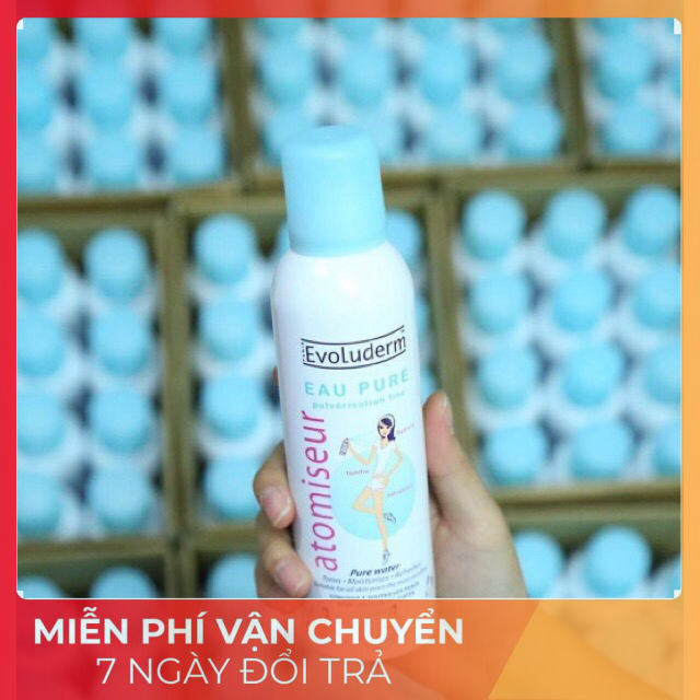 Xịt khoáng cấp ẩm làm dịu da Evoluderm 150ml