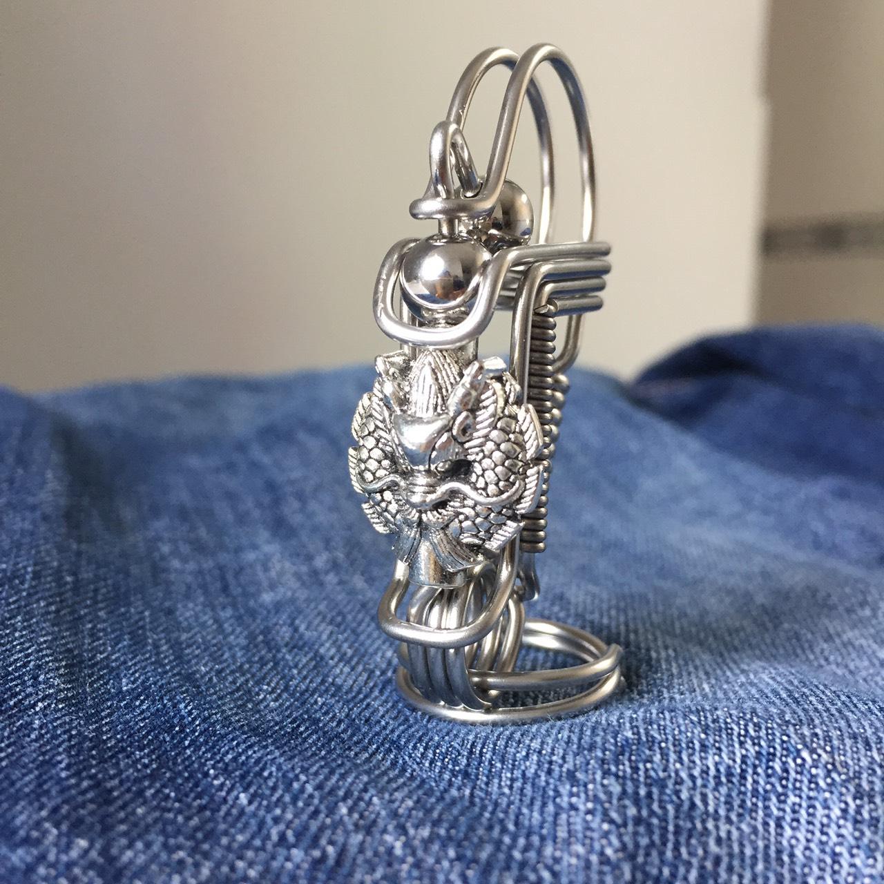 Móc Khóa Inox 304 Hình Hổ Phù