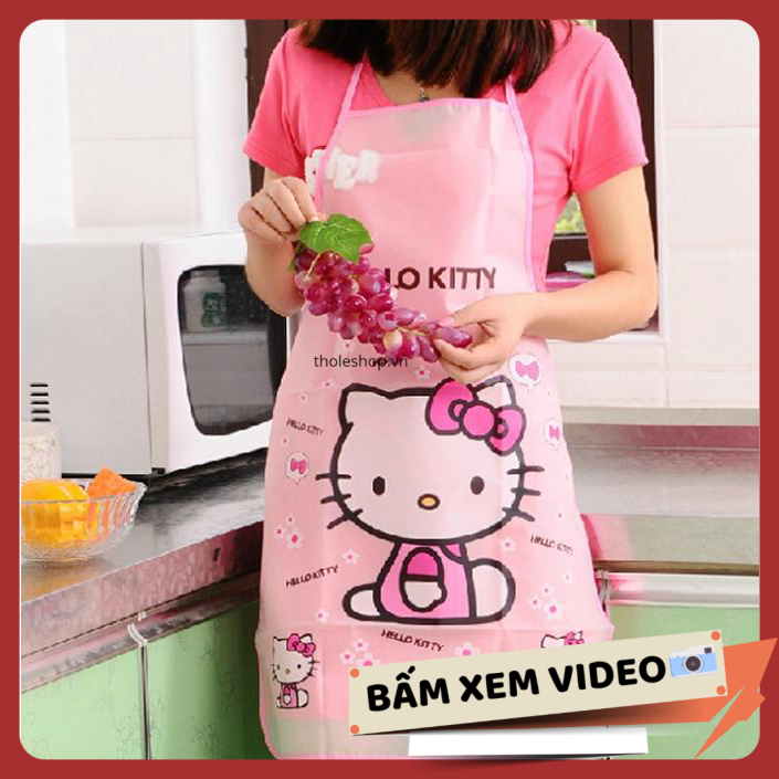 [HCM]Tạp dề cute chống thấm hình dễ thương vừa vặn với mọi thân hình - Tạp dề chống thấm nước hình cute - Tạp dề rửa chén chống thấm tạp dề nấu bếp - Tạp dề dễ thương [RẺ VÔ ĐỊCH]
