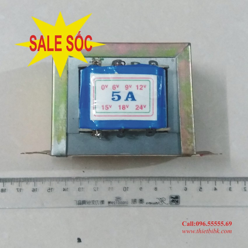 Biến áp 220v 5a nhiều đầu ra - store bách khoa