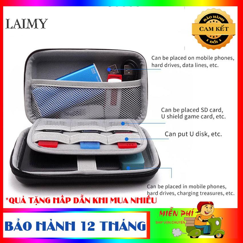 [HCM]Túi phụ kiện điện tử túi chống sốc túi đựng thẻ nhớ simcard kích sim điện thoại loại tốt bền đẹp - LAIMY