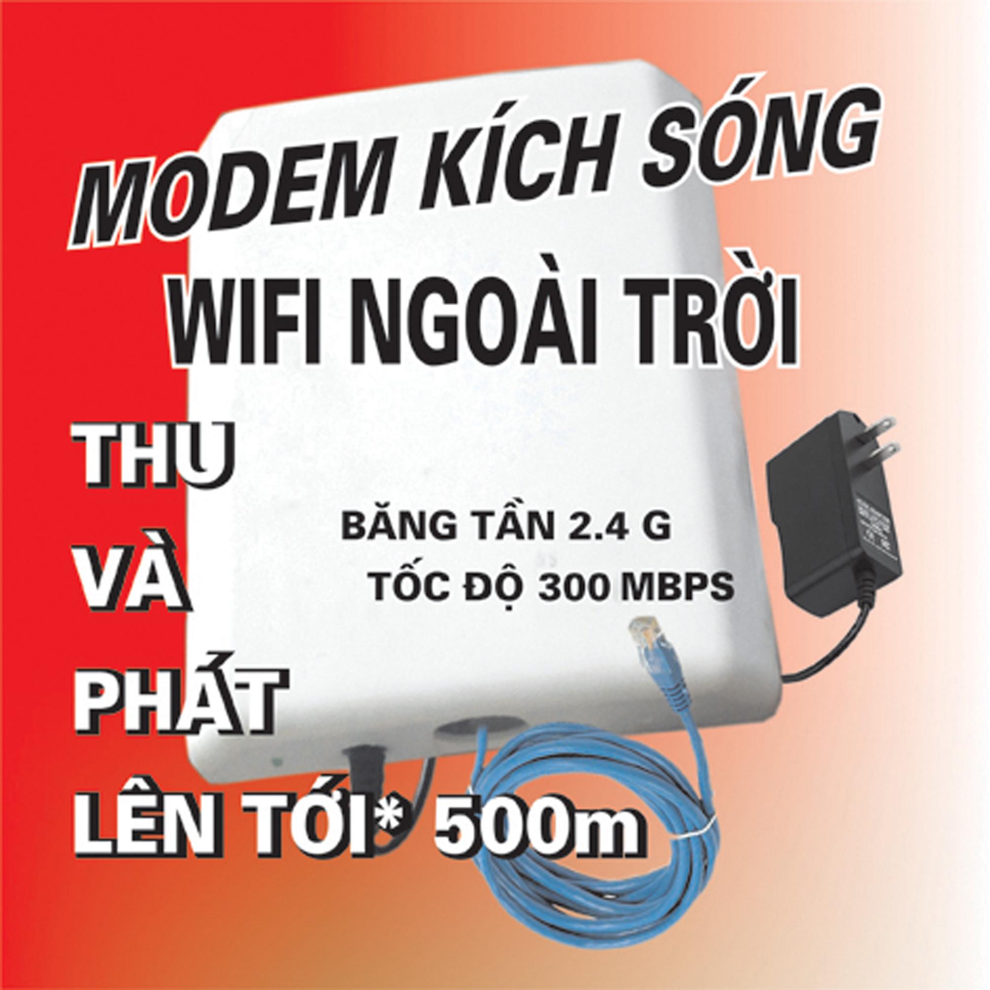 BỘ THU PHÁT SÓNG WIFI CÔNG SUẤT LỚN NGOÀI TRỜI TỪ 200-300M