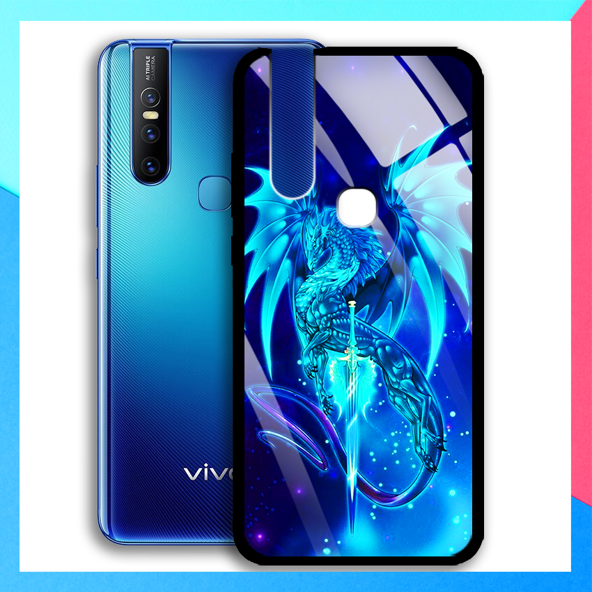 [HCM]Ốp Lưng điện thoại Vivo V15 - mặt Kính Cường Lực - 03055 8224 RK01