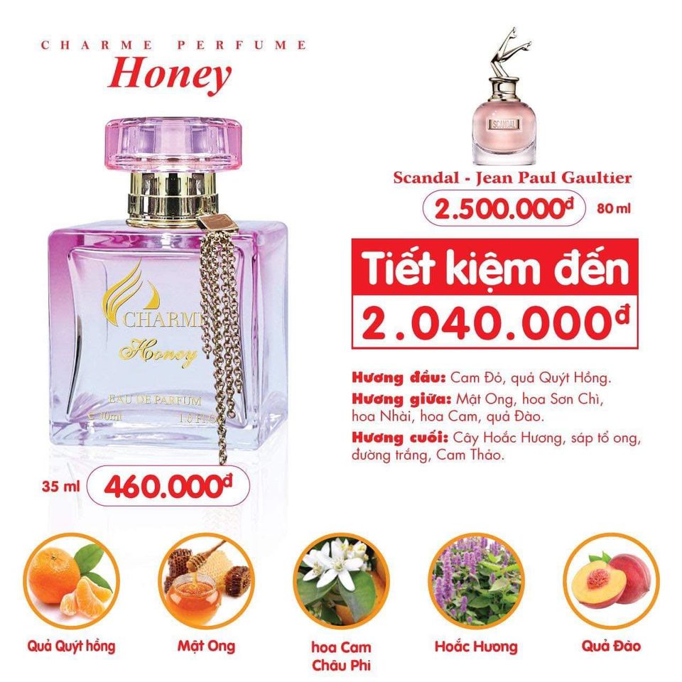 Nước Hoa Nữ Mùi HONEY Chai 35ml