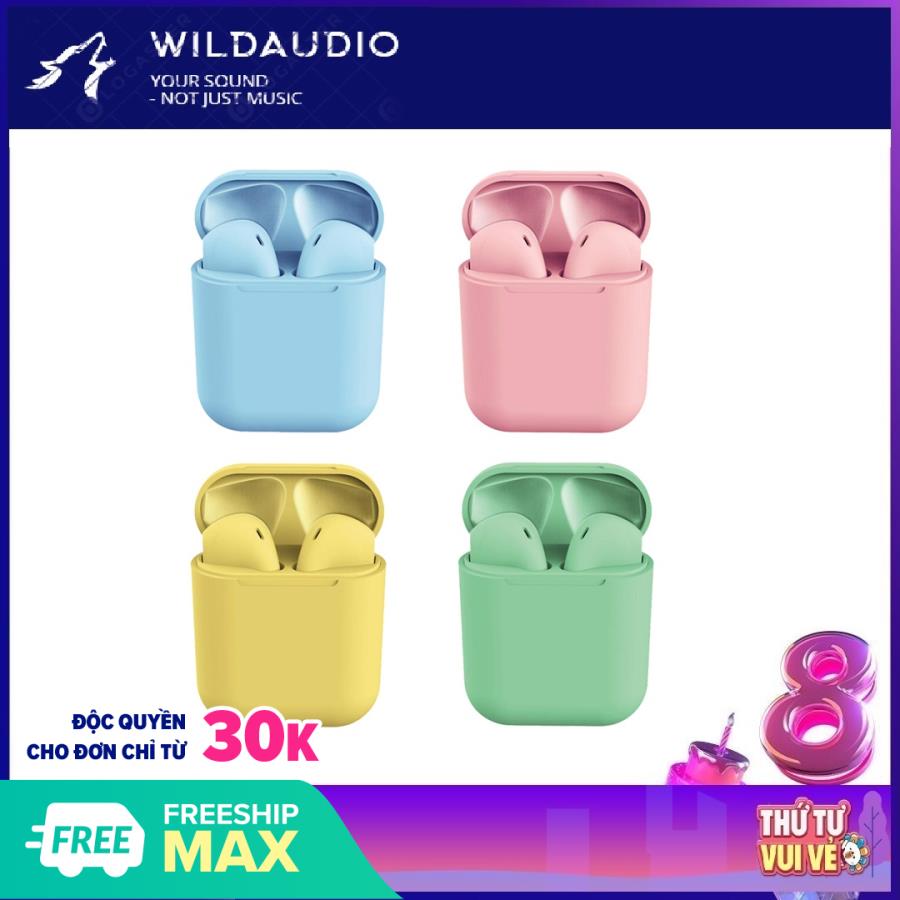 [HCM]Tai nghe bluetooth i12 Inpods 12 cảm ứng vân tay 5.0 âm thanh cực chuẩn màu sắc tươi trẻ mẫu mới 2021