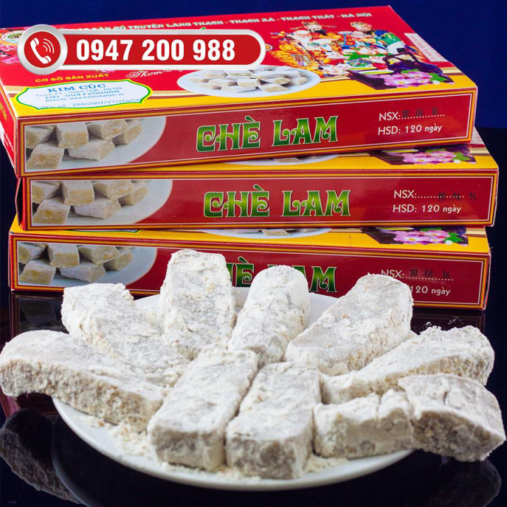1 hộp bánh Chè Lam Thạch Xá - Chè Lam hương vị truyền thống (300gram)