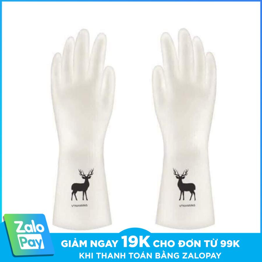 [GIÁ SĨ SLL] GĂNG TAY CAO SU RỬA BÁT CON HƯƠU BỀN ĐẸP