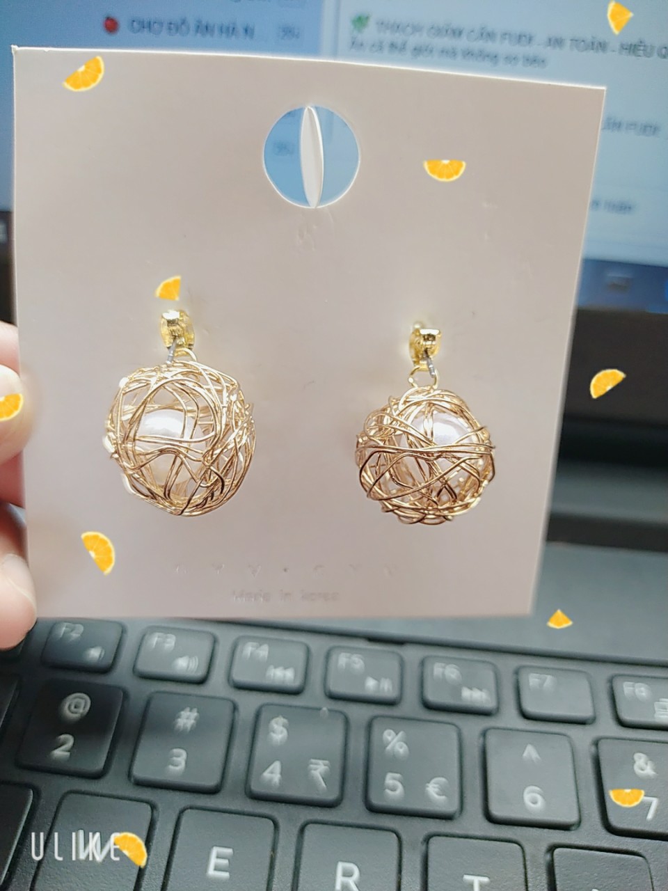 Bông Tai tròn siêu đáng yêu cho các bạn nữ