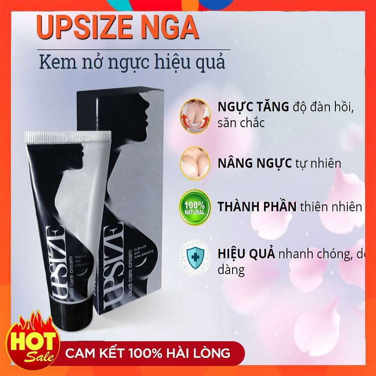 UPSIZE Kem Nở Ngực - Cách Nở Ngực Tự Nhiên Không Cần Phẫu Thuật Hiệu Quả Nhất Hiện Nay