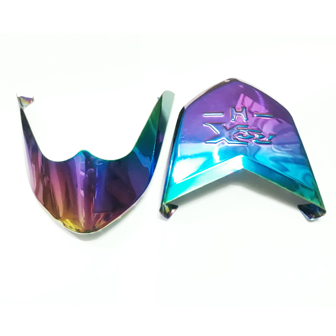 Ốp dè trước và sau titan 7 màu cho xe WAVE RSX (giá 1cặp) cho xe wave, phụ kiện xe máy bảo vệ chống xước mõm đầu, đuôi xe máy