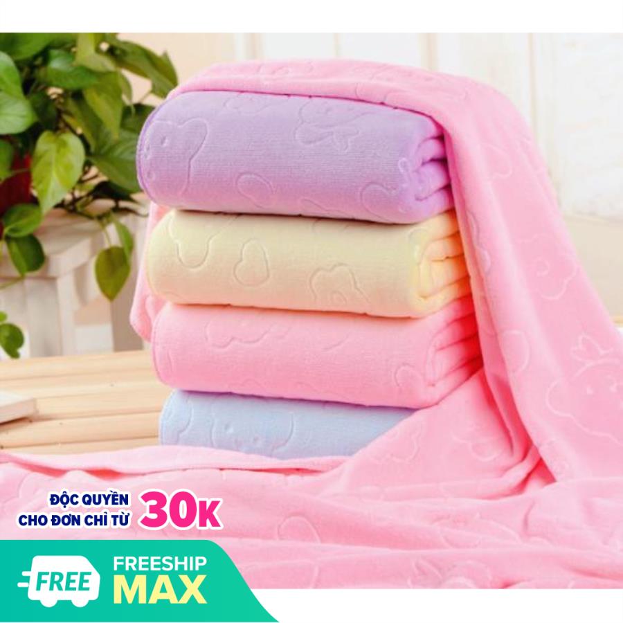 Khăn tắm xuất nhật siêu mềm mịn khổ 70x14M loại 1 siêu mền