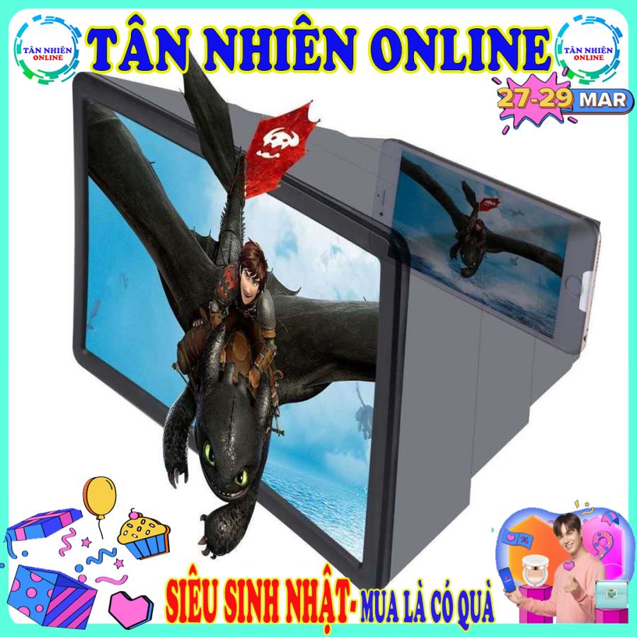 KÍNH PHÓNG ĐẠI 3D THẾ HỆ MỚI - KÍNH PHÓNG TO MÀN HÌNH ĐIỆN THOẠI F2 SIÊU NÉT