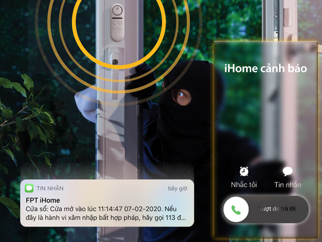 Thiết bị cảnh báo đột nhập,chống trộm FPT ihome Alarm