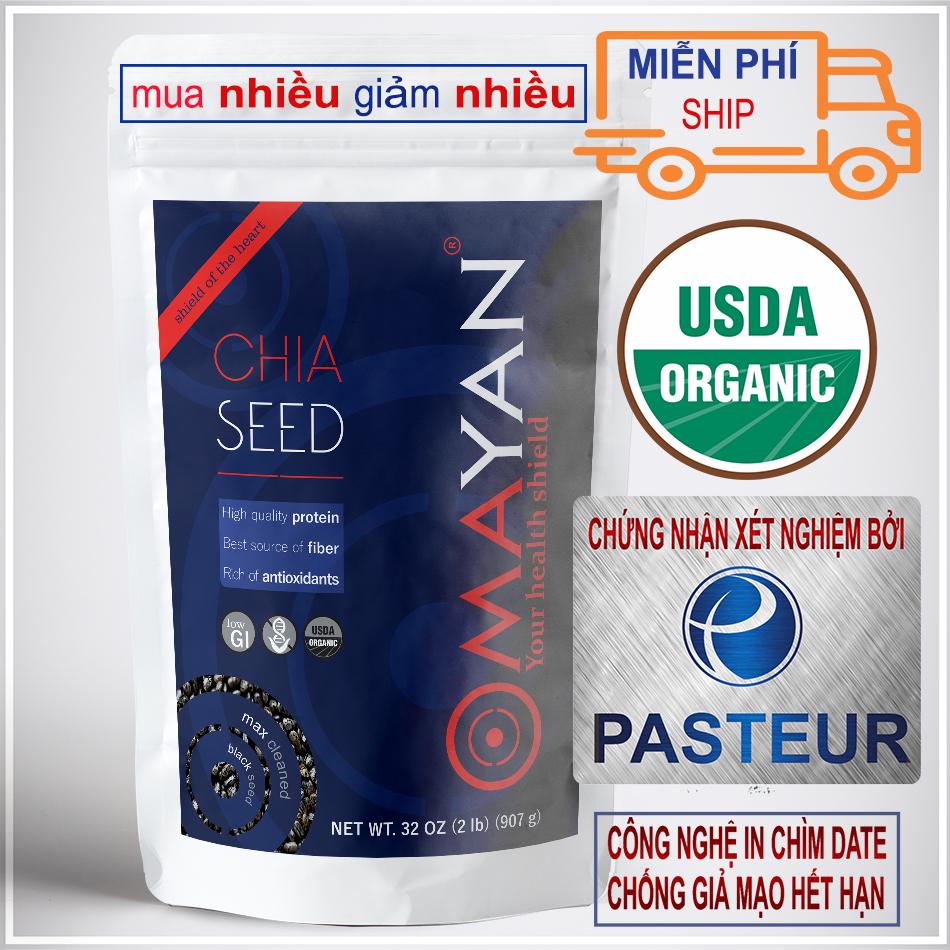 [HCM]Hạt Chia seed Organic đen Mayan 454g